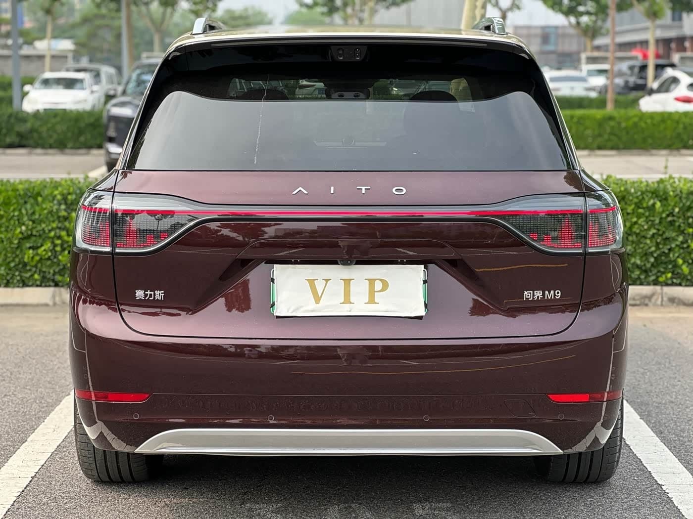 2026 Aito Wenjie AITO M9 Red, 1,800 km, China export – photo 4