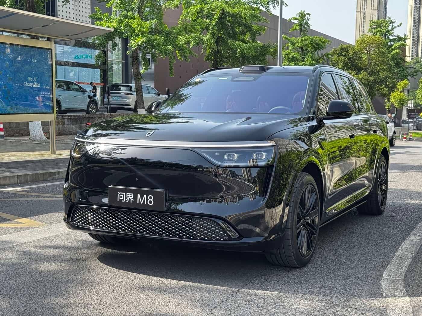 2026 Aito Wenjie AITO M8 Black, 2,000 km, China export – photo 1