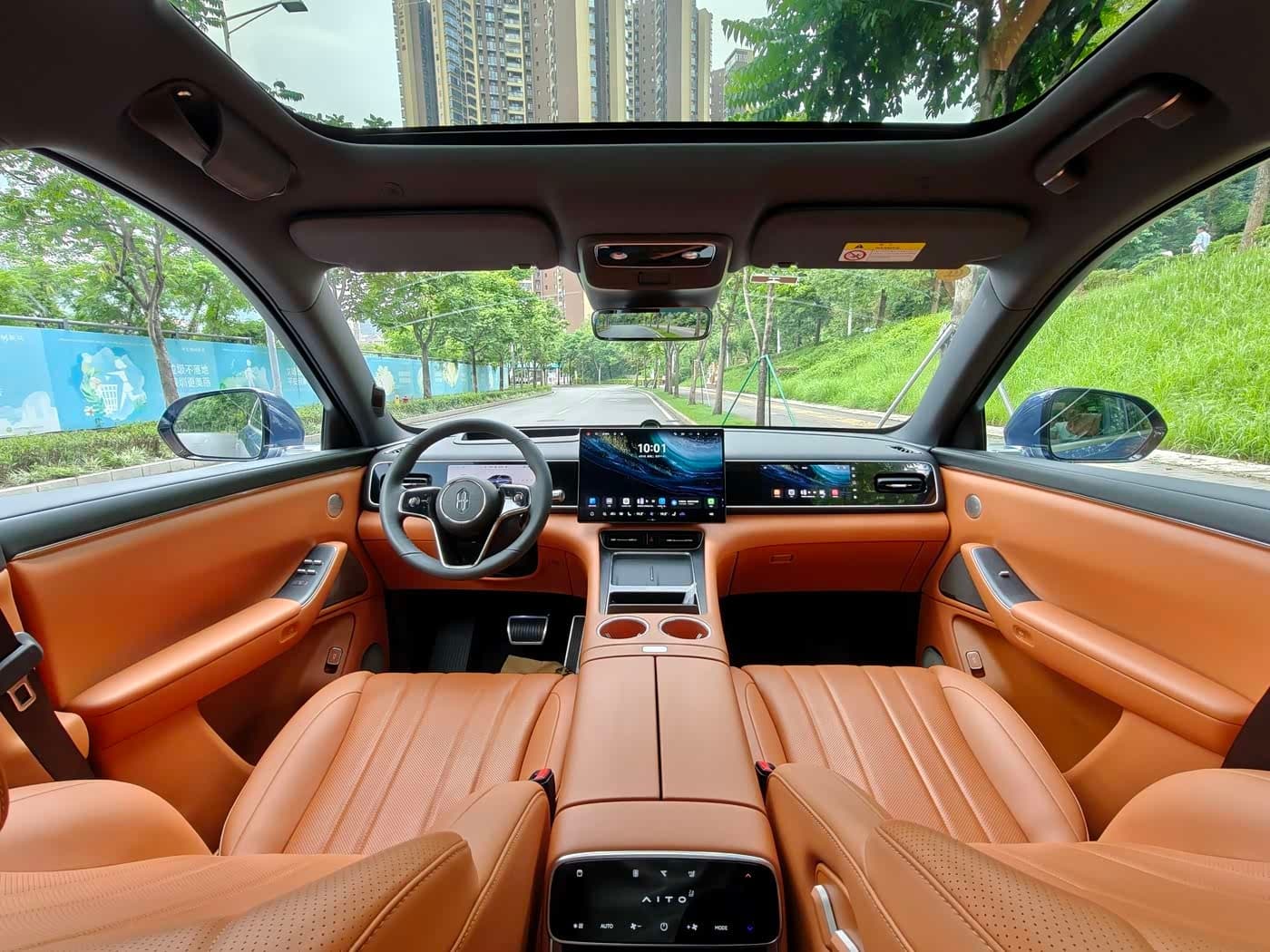 2025 Aito Wenjie AITO M7 Blue, 7,000 km, China export – photo 7
