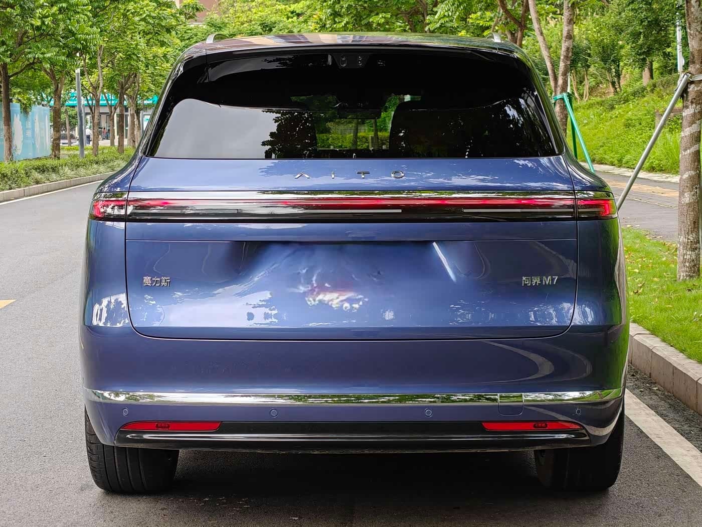 2025 Aito Wenjie AITO M7 Blue, 7,000 km, China export – photo 4