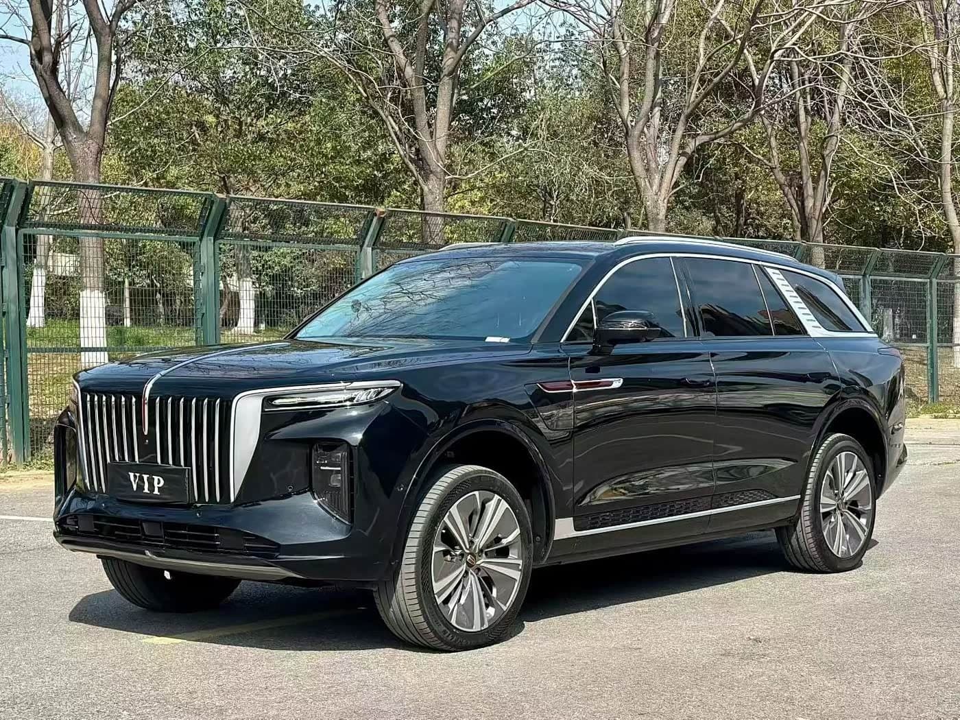 2020 Hongqi E-HS9 Black, 56,000 km, China export – photo 1