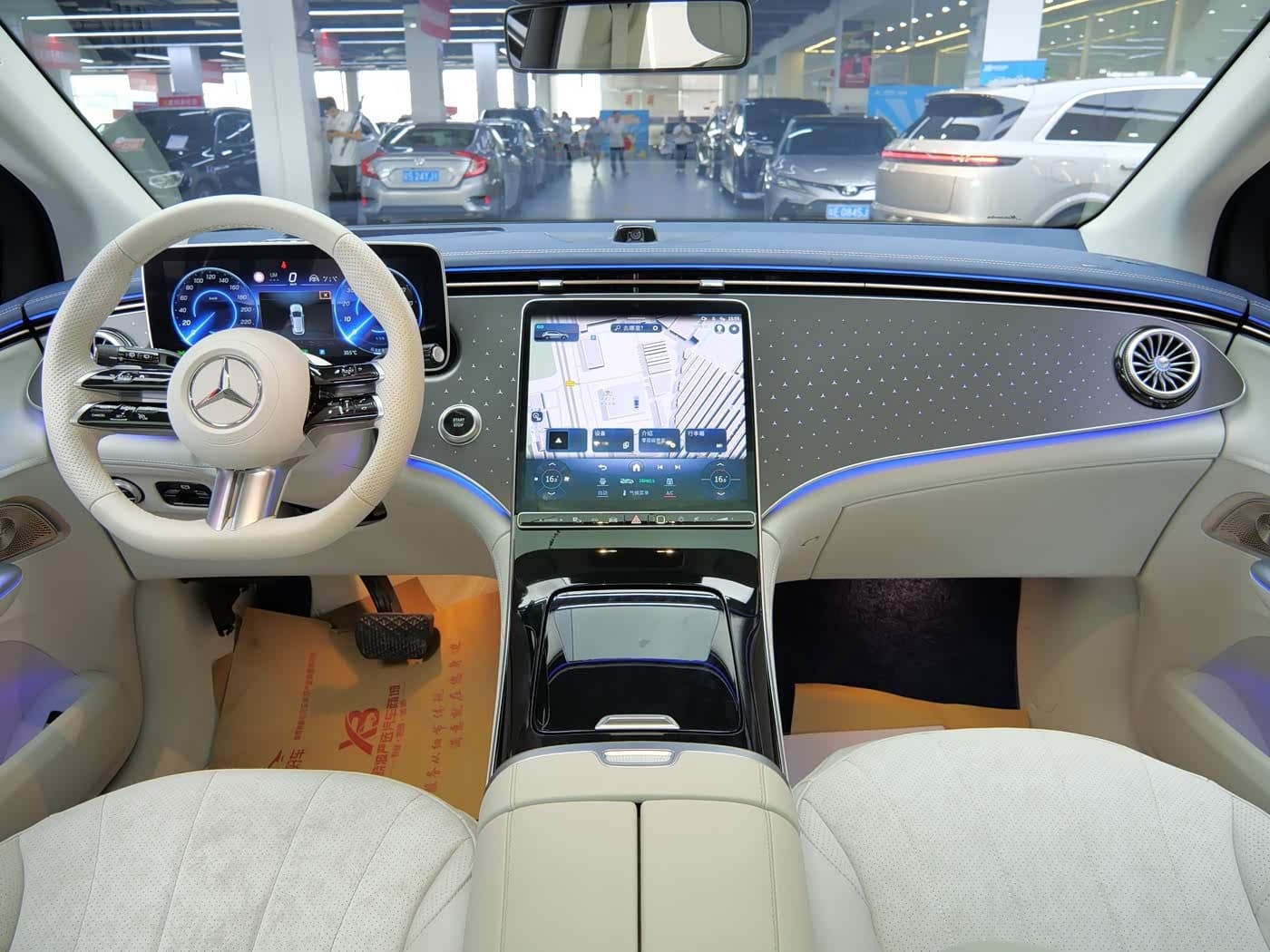 2023 Mercedes-Benz EQE SUV Silver Gray, 38,900 km, China export – photo 8