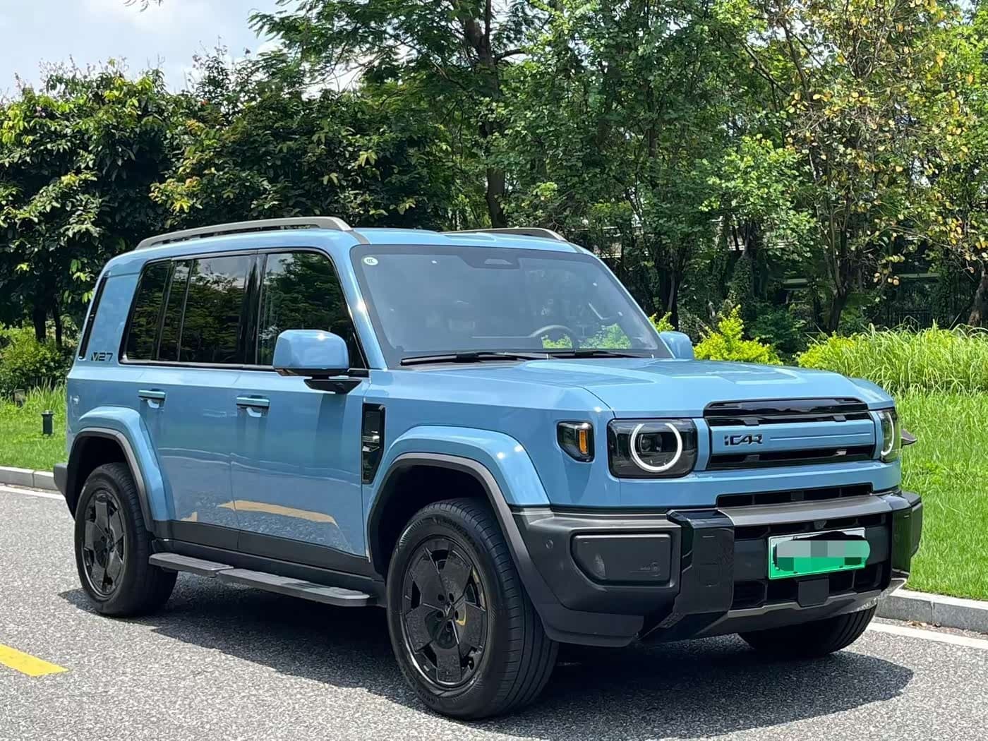2026 iCar V27 Blue, 4,800 km, China export – photo 2