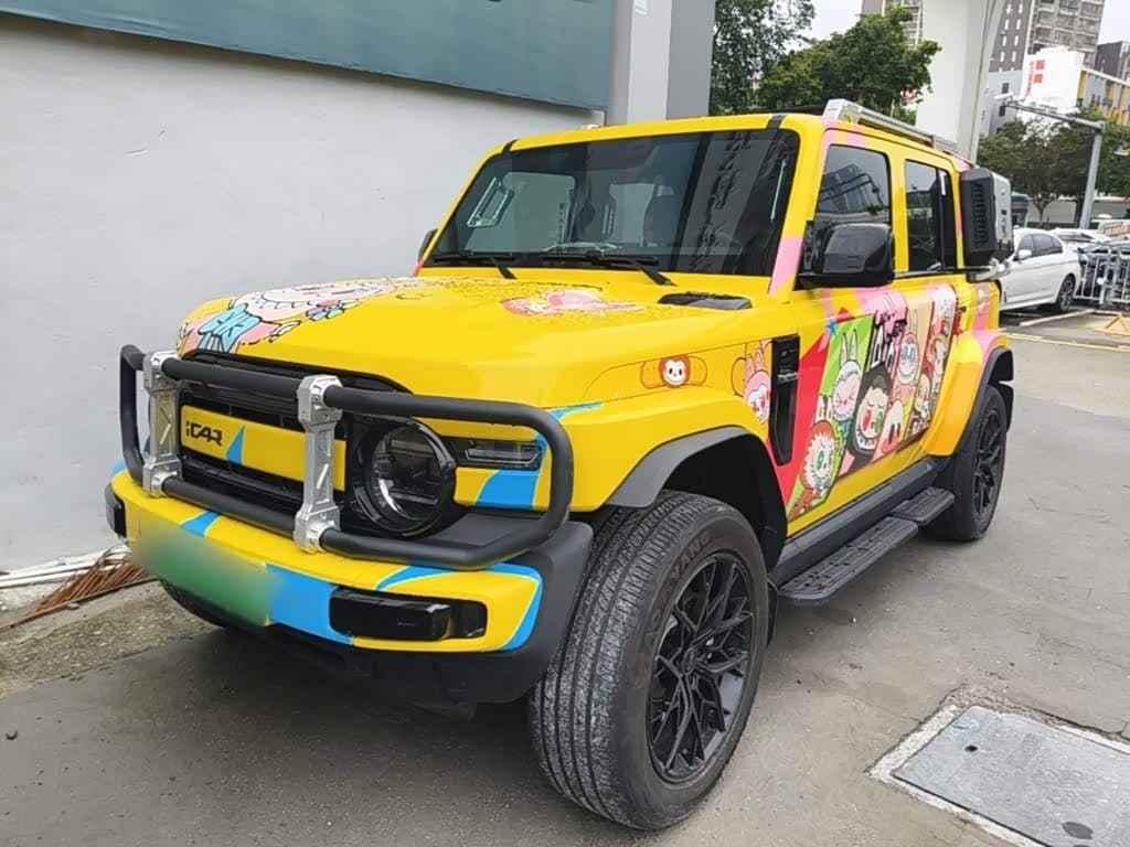 2024 iCar V23 Yellow, 2,400 km, China export – photo 1
